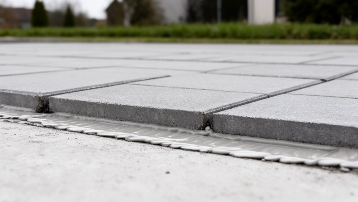 Czym przykleić kostkę brukową do betonu