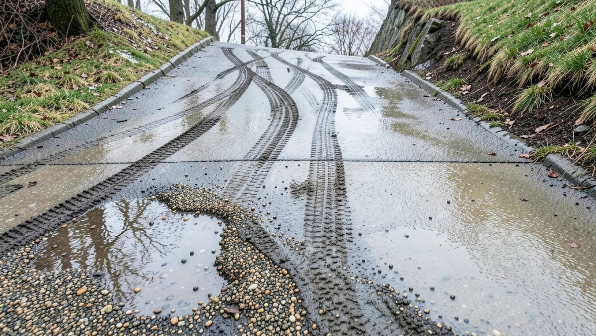 Czym wyłożyć stromy podjazd