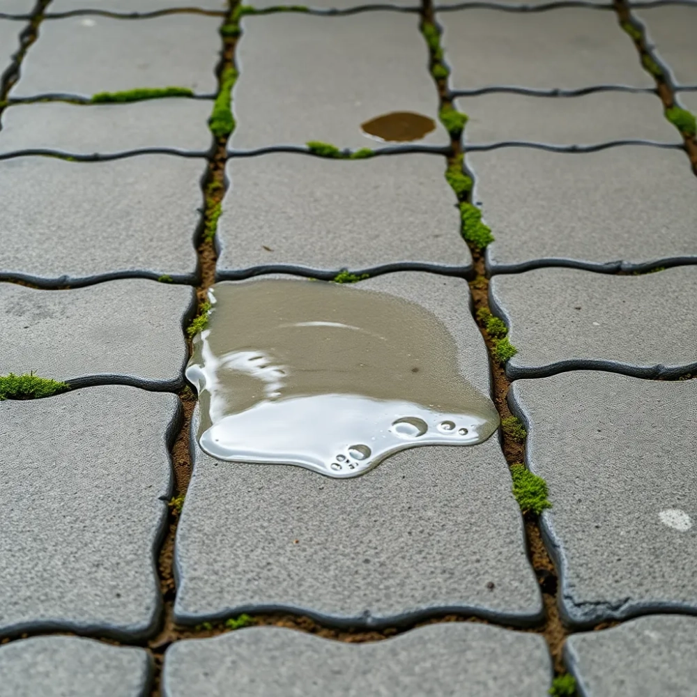 Czyszczenie kostki brukowej octem