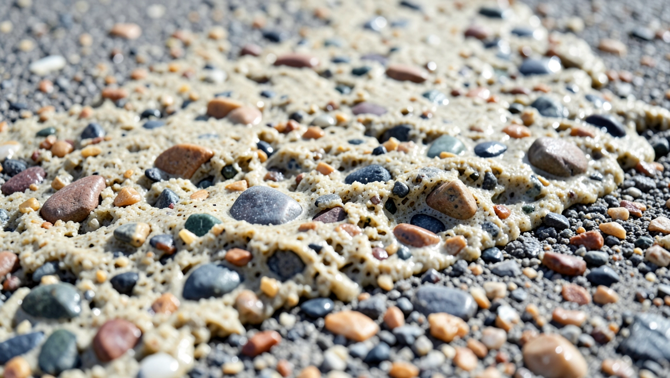 Jak działa klej w kamiennym dywanie na podjazd