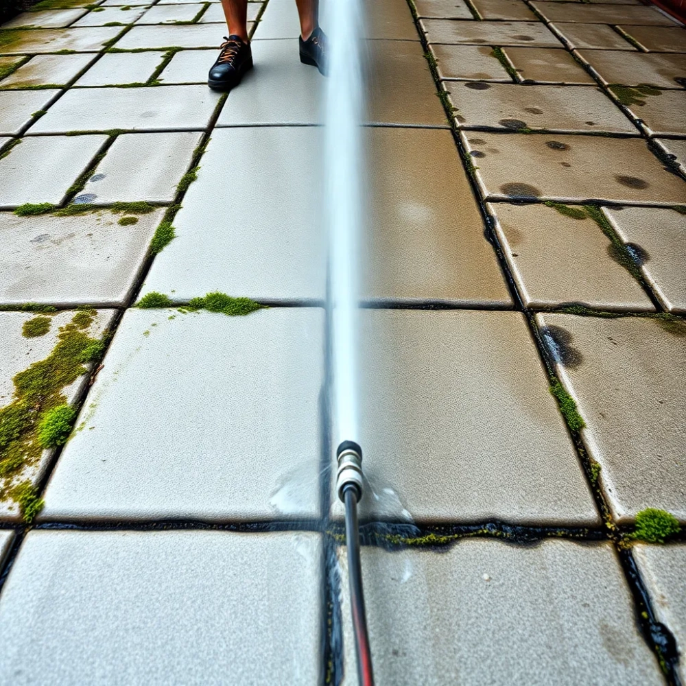 Mycie kostki brukowej cena za m2