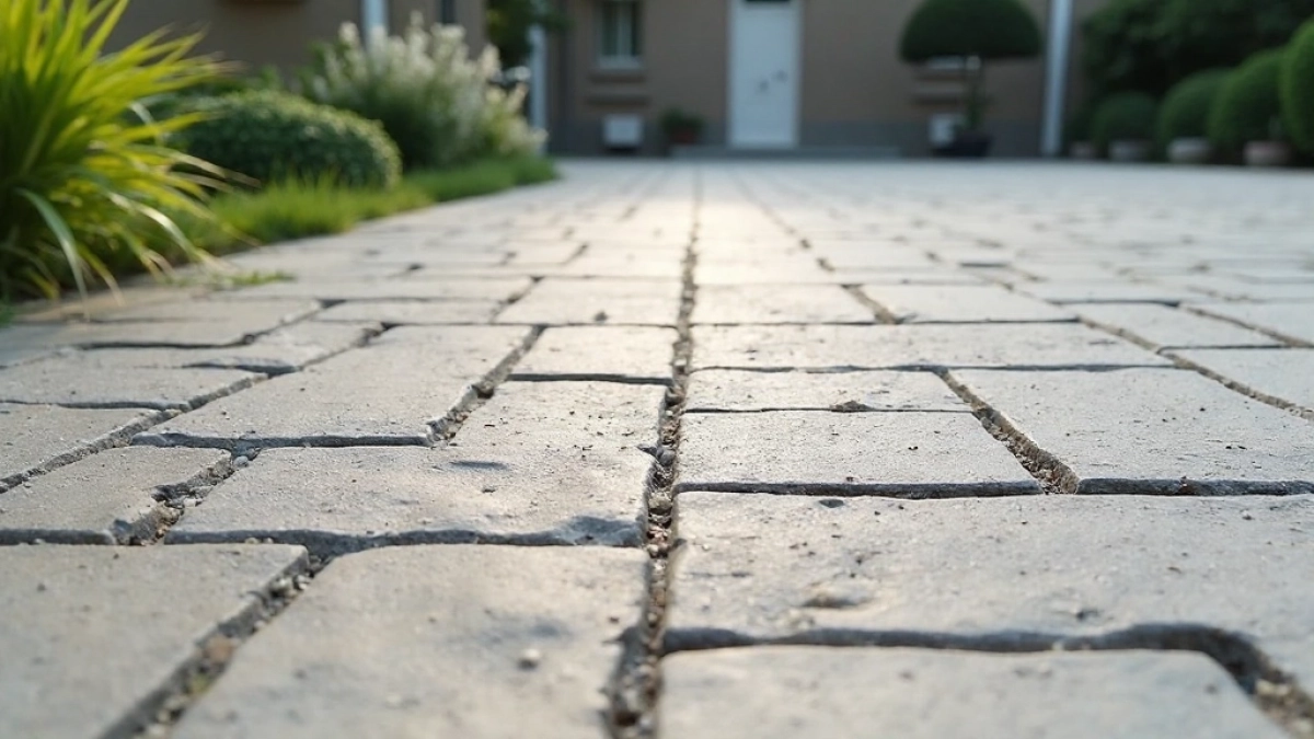 Panele PCV zamiast kostki brukowej