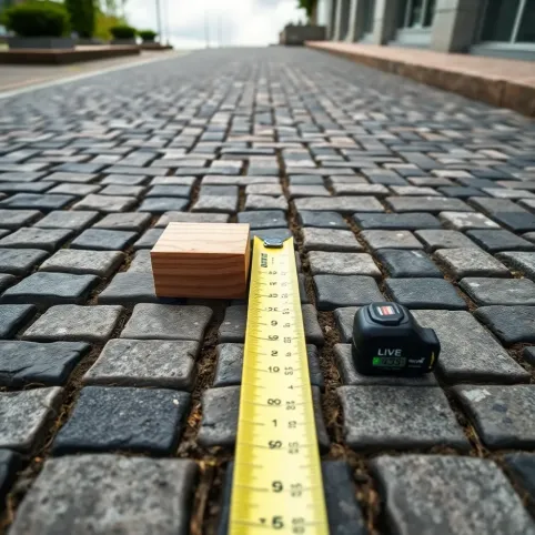 Jak obliczyć spadek kostki brukowej