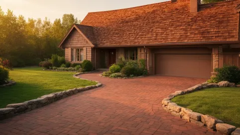 Jaka kostka brukowa do brązowego dachu