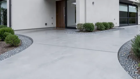 Nowoczesne podjazdy betonowe