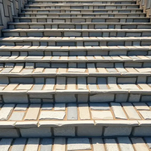 Schody z kostki brukowej wzory