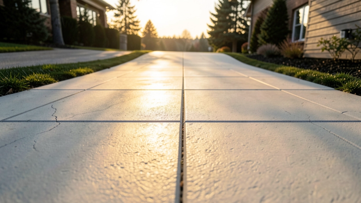 Wielkoformatowe płyty betonowe na podjazd